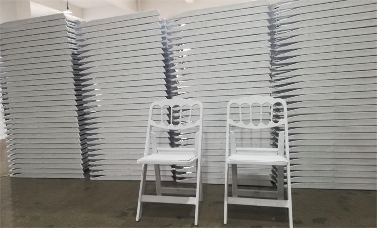 napoleon white folding chair factory