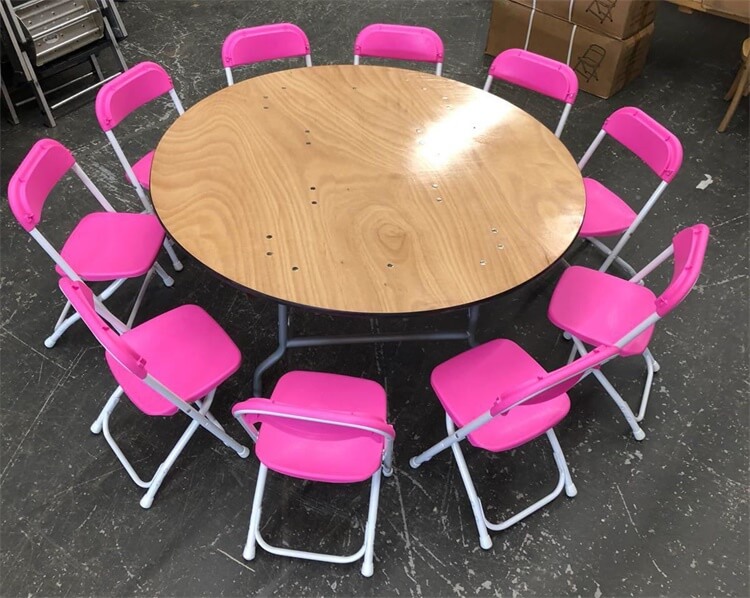 pink kids chairs