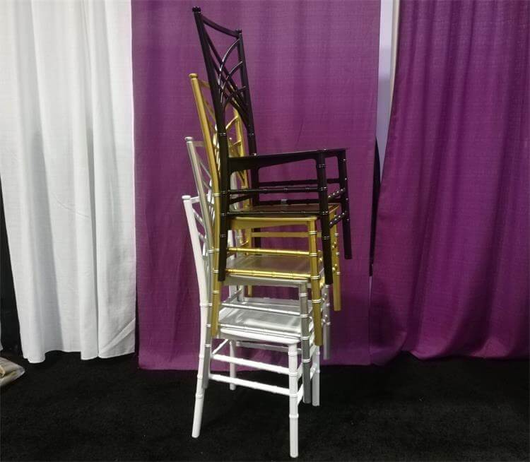 resin chameleon chair stackable