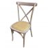 stackable crossback chair rattan seat