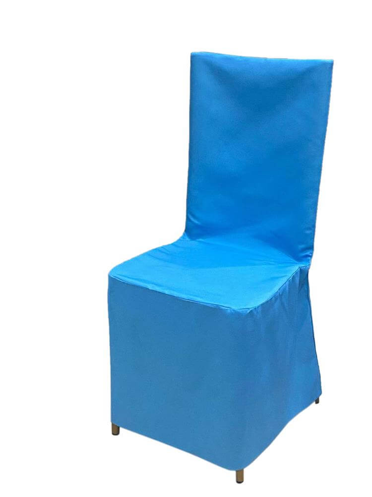 light blue chair cover