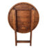 small round folding table