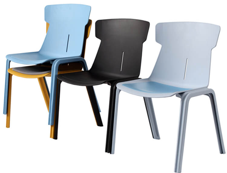 Plastic Resin Cafe Stackable Dining Chair