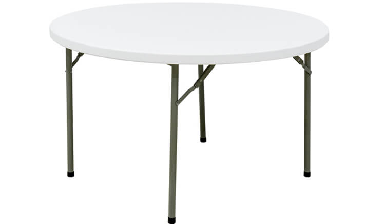 Plastic round table