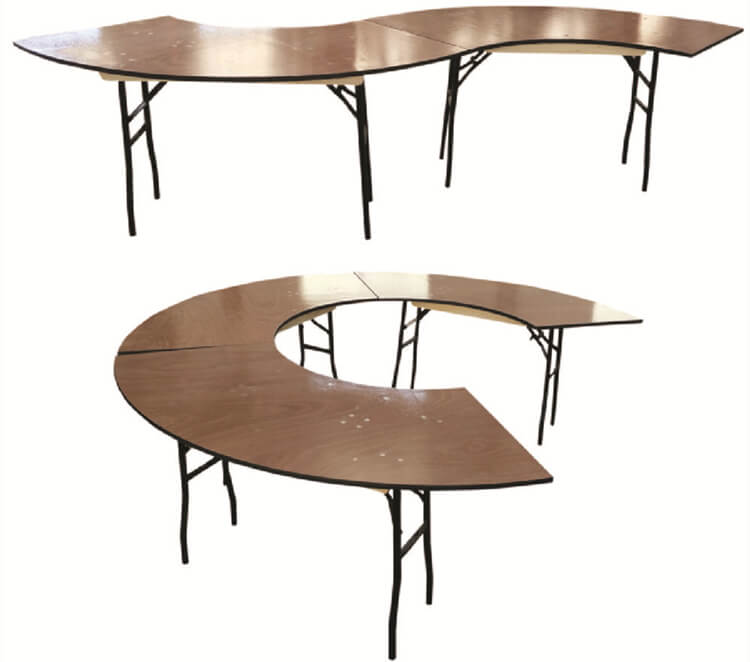 Meandering table
