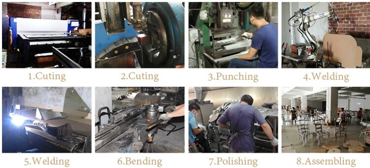 stainless steel dining chairs manufacturing process