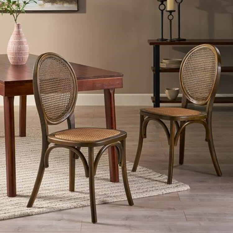 rattan back chair supplier