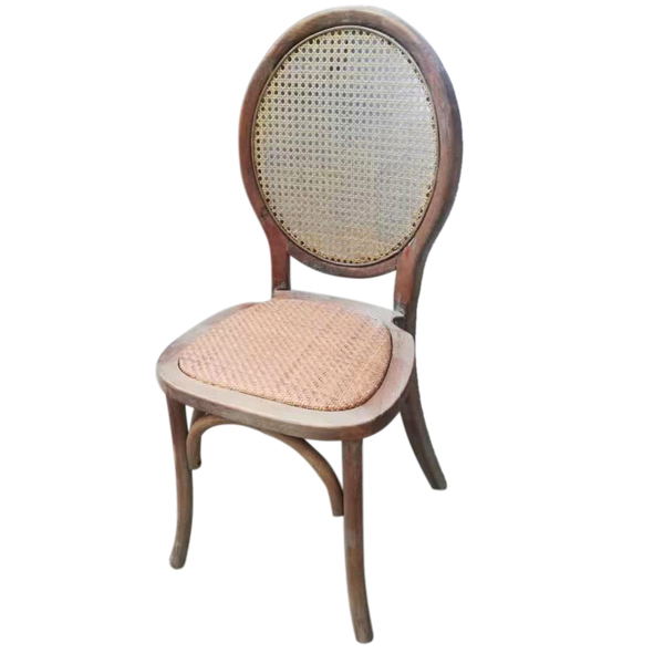 rattan back chair