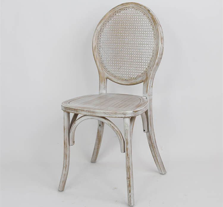 rattan back dining chair factory