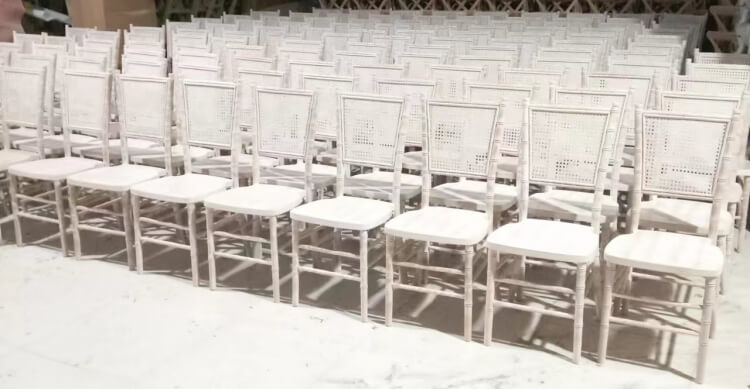 white square chair