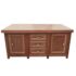brown buffet table