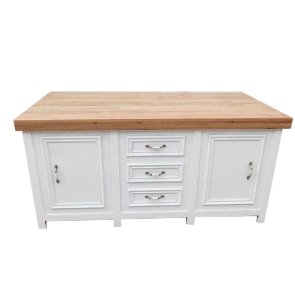 white buffet table