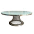 white stainless steel table