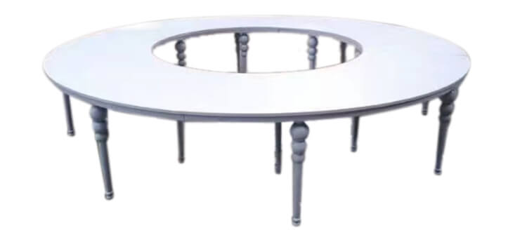 white Serpentine Table
