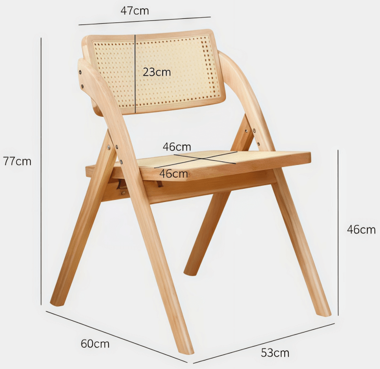 wooden folding chair