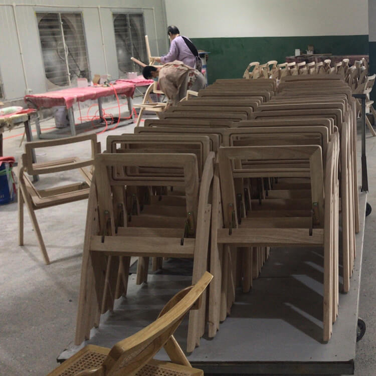 wooden rattan dining chair manufacturer