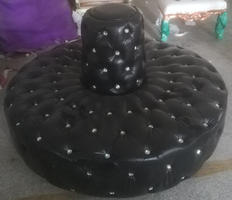 black round wedding sofa