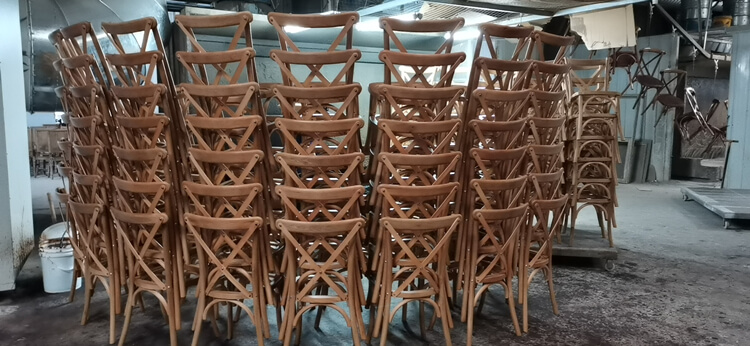 crossback dining chair factory