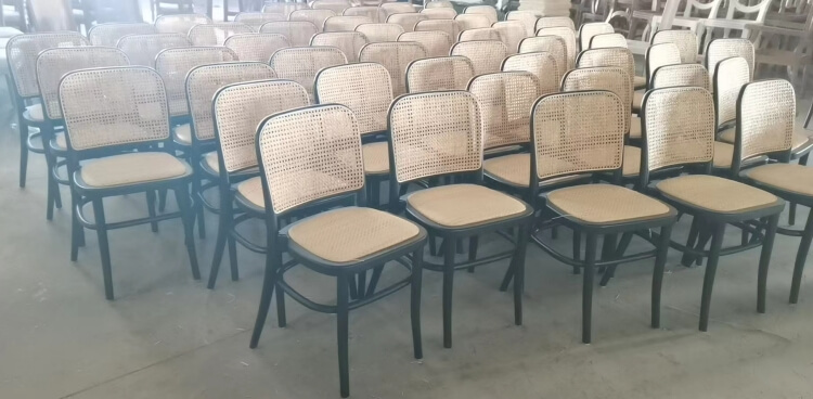 rattan dining chair factory