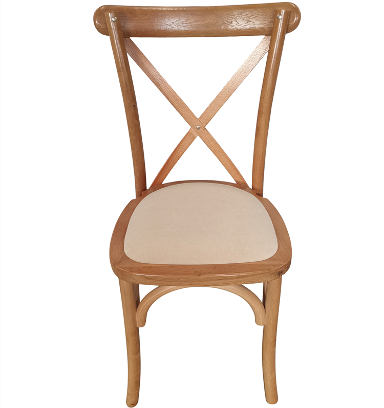 wood crossback chair supplier