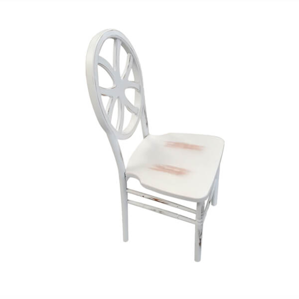 white wooden diamond chair bulk