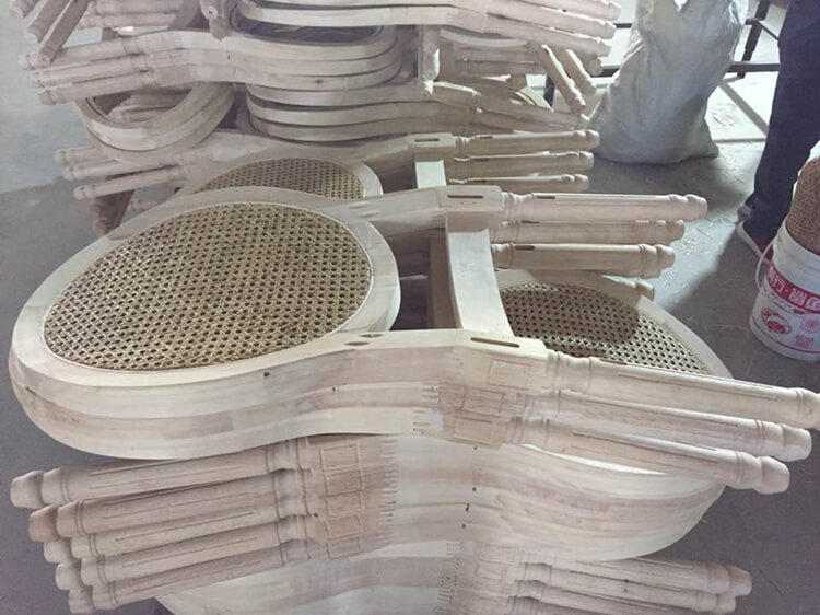 wooden louis chair factory