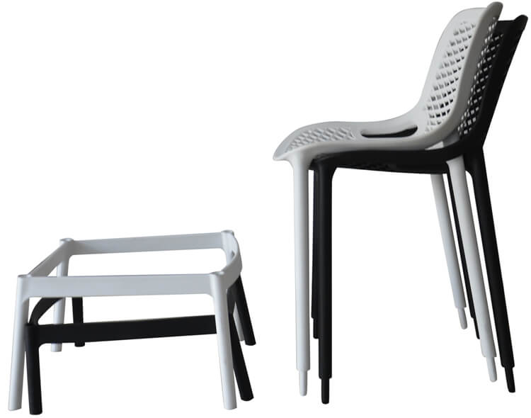 black air dining chair