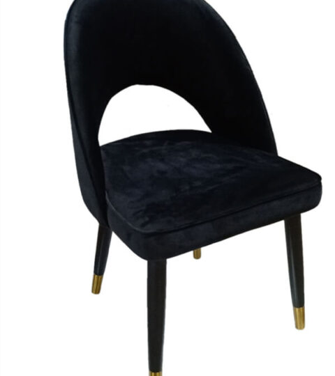 Black Light Luxury Dining Chair