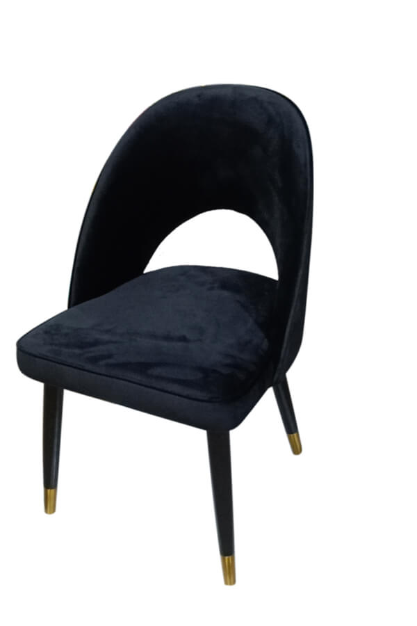 black light luxury dining chair bulk