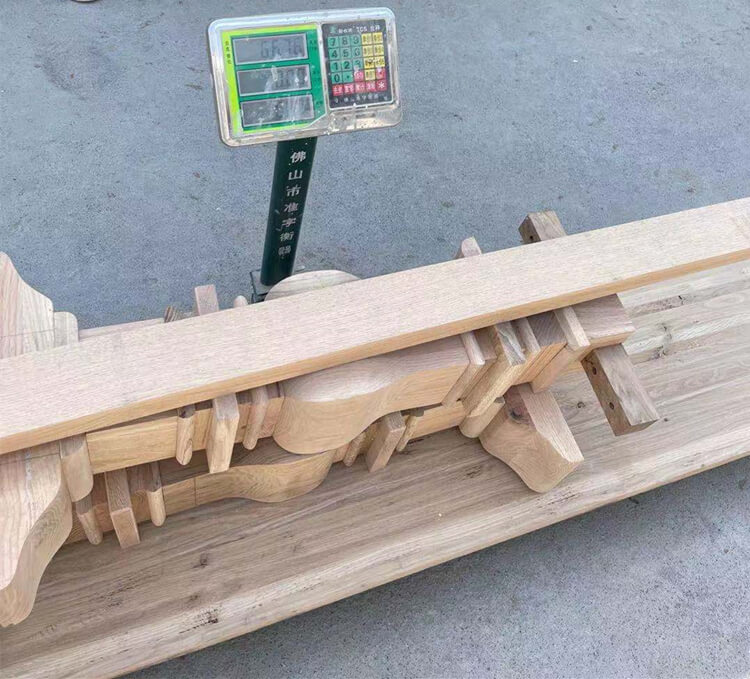 solid wood farmhouse table