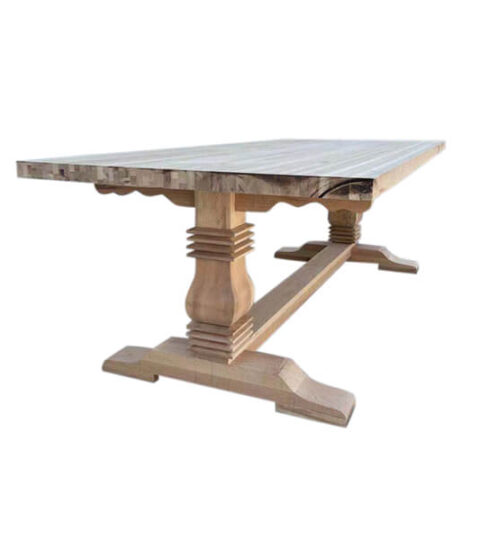 Solid Wood Trestle Dining Table
