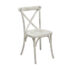 resin cross back chair