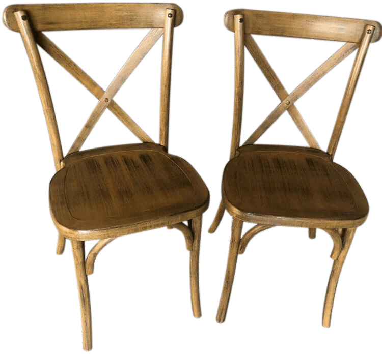 resin crossback chair
