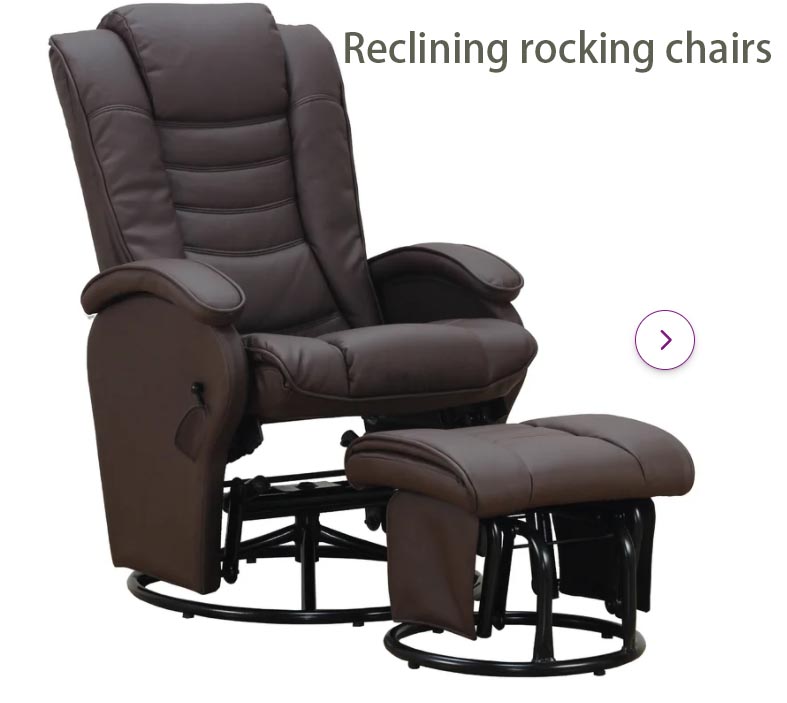 Reclining rocking chairs