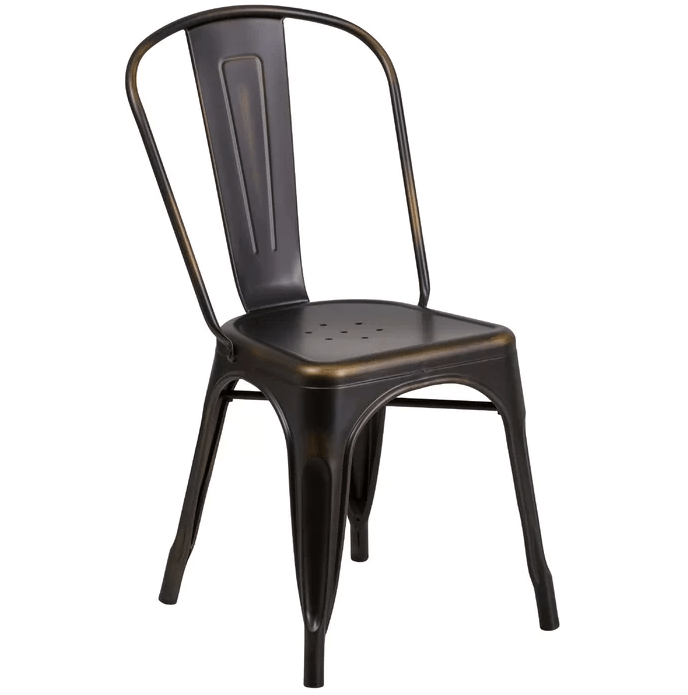 Elrod Metal Stacking Dining Chair (1)