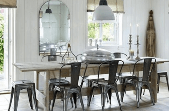 Stylish Metal Dining Chair (1)