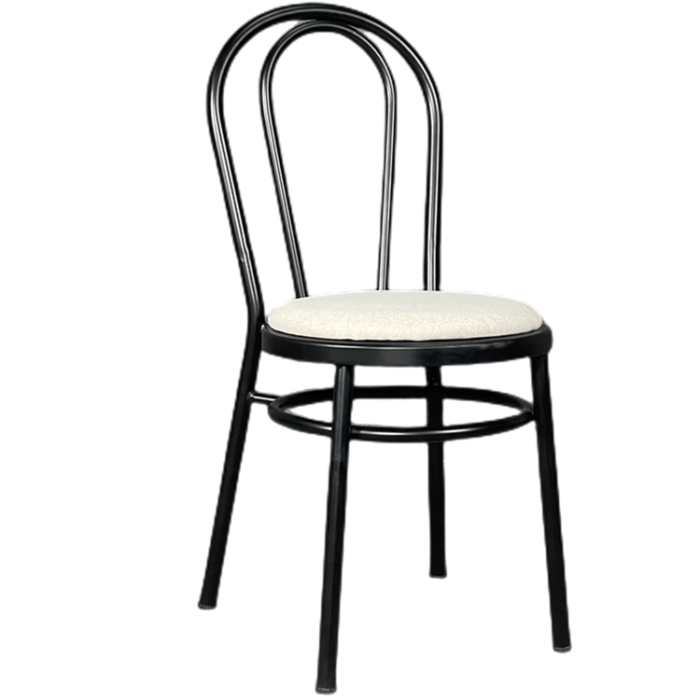 stackable metal thonet chair