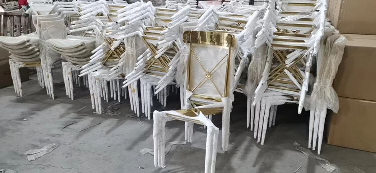 stainless steel dining chair supplier