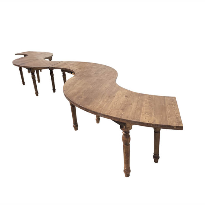 wooden farmhouse table supplier