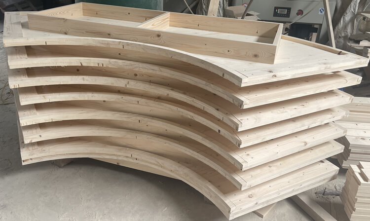 wooden serpentine farmhouse table manufacturer