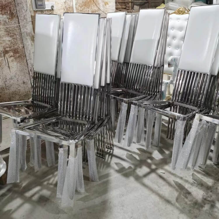 stainless steel dining chair factory in China