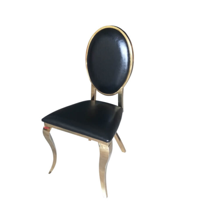 black stainless steel chair supplier