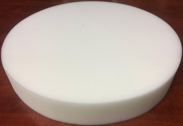 cutting round cushion foam