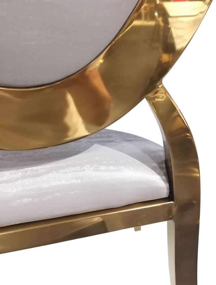 stainless steel dining chair bulk