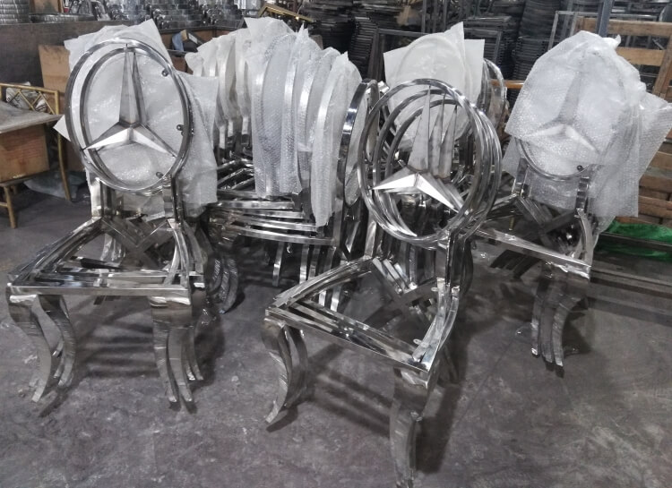 stainless steel dining chair supplier