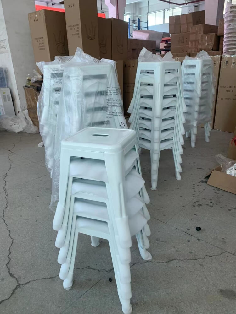 white metal tolix chair bulk