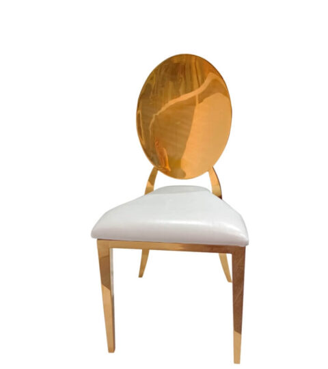 Gold Stainless Steel Wedding Chair