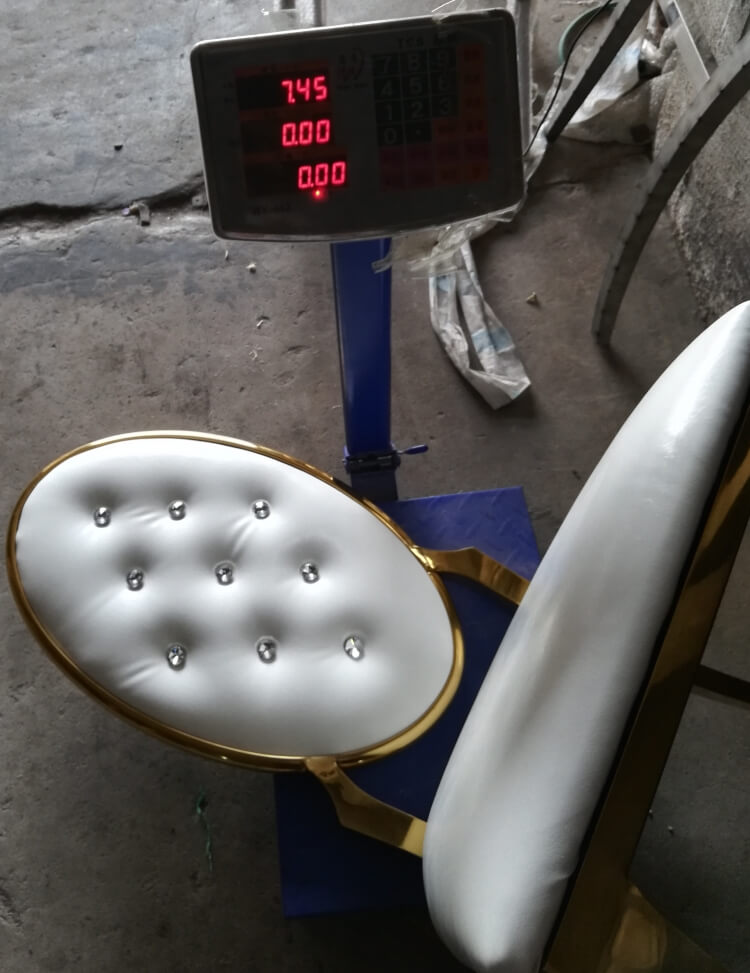 stainless steel chair weight