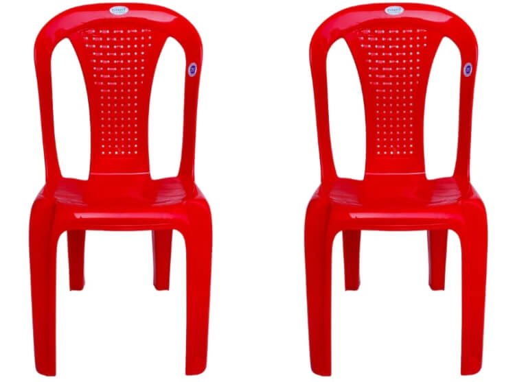 Everest Armless Series Outdoor Plastic Chair 