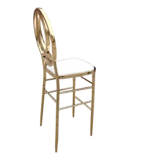 Gold Stainless Steel Bar Chair